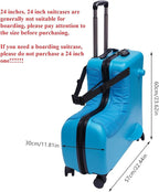 CNCEST 24" Kid's Ride-on Travel Suitcase, Kids' Luggage - Image 2