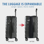 KROSER Hardside Expandable Carry On Luggage - Image 5