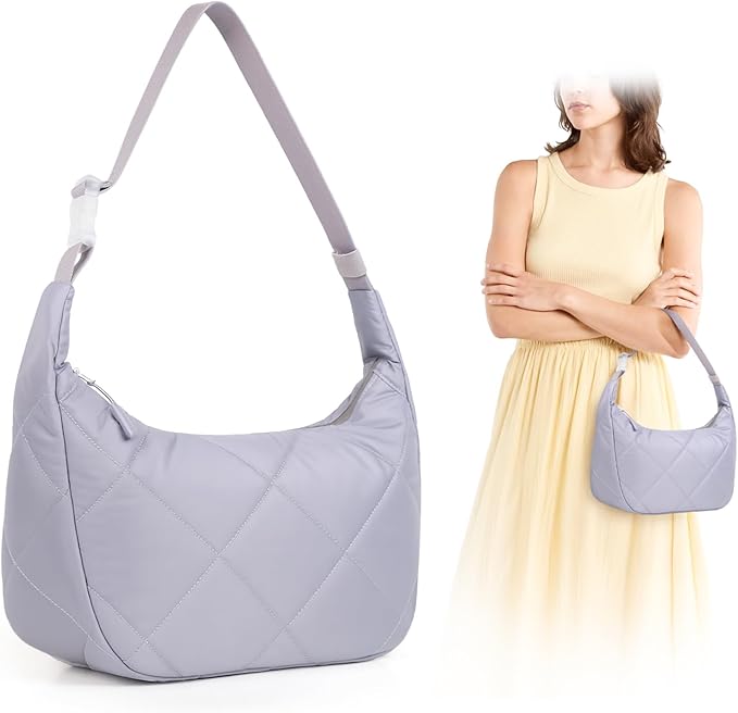 Insulated Lunch Bag for Women, Quilted Reusable Lunch Box by BBCREATFASHION