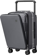 mixi Carry On Luggage Wide Handle Luxury Design Rolling Travel Suitcase PC by MIXI