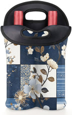 Neoprene Wine Tote, Bottle Carrier Gag Insulating Neoprene Thicker, Insulated - Image 5