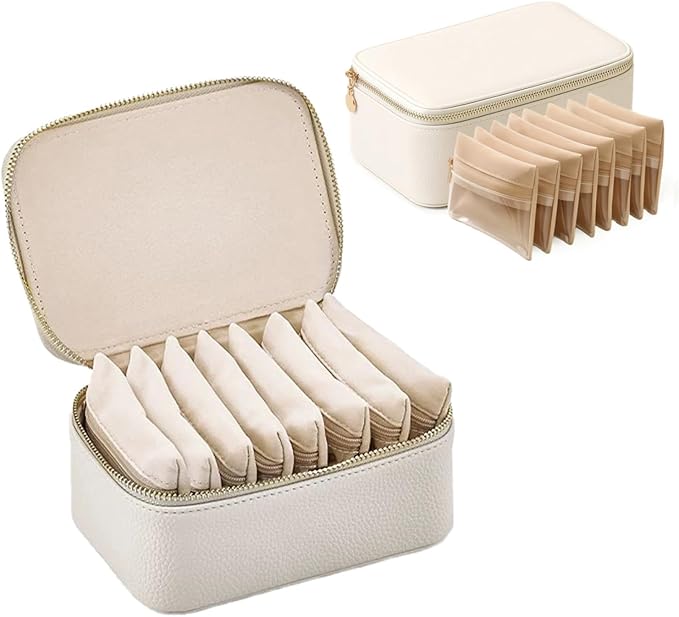 Jewelry Box Organizer for Women, Small Travel Jewelry Case, Mini Travel Jewelry by Unknown