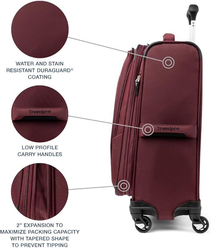 Travelpro Maxlite 5 Softside Expandable Carry-On Luggage - Image 4