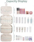 Travel Toiletry Bag for Women Large Hanging Makeup Bag Organizer Toiletries Bag - Image 5