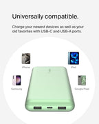 Belkin Portable Charger, USB-C Power Bank 20000 mAh w/ 2X USB-A Ports, 15W - Image 8
