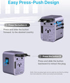 Universal Travel Adapter, VINTAR International Power Adapter - Image 3