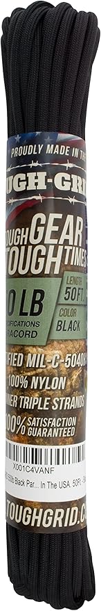 TOUGH-GRID 550 Paracord Rope Nylon Parachute Cord, Made in USA Survival Kit - Image 3