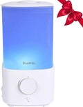 BlueHills Premium 2300 ML XL Large Essential Oil Diffuser Humidifier Combo for Large Room Home Huge Coverage Area 2 Liter Extra Big Capacity Huge Diffuser with Décor LED Lights Square White - L001