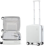 Hanke 16 Inch Underseat Carry On Luggage, Airline-Approved Hard Shell Small by Hanke