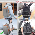 ZINMARK Slim Expandable 15 15.6 16 Inch Laptop Backpack Anti Theft Travel - Image 6