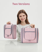 Narwey Hanging Toiletry Bag for Women Travel Makeup Bag Organizer Toiletries - Image 8