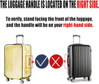 30 Inch Clear PVC Luggage Cover, 0.2mm Thick Lightweight Waterproof, - Image 7