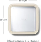 Caraway Glass Food Storage, 10 Cup Glass Container, Ceramic Coated Food - Image 3