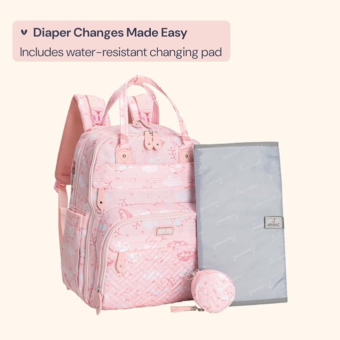 BabbleRoo Diaper Bag Backpack - Image 7
