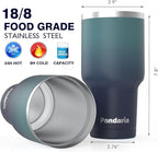 30 oz Tumbler Cup with Lids and Straws, 100% Leak-Proof, Cupholder Friendly - Image 4