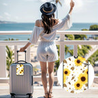 Luggage Tags for Suitcases (Sunflower Buzz)