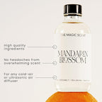The Magic Scent Mandarin Blossom Diffuser Oil - Hotel & Home Luxury Scents Inspired by Maldives - Diffuser Oil Scents for Home Designed for Use in All Diffusers - 16.9 fl oz, 500 mL