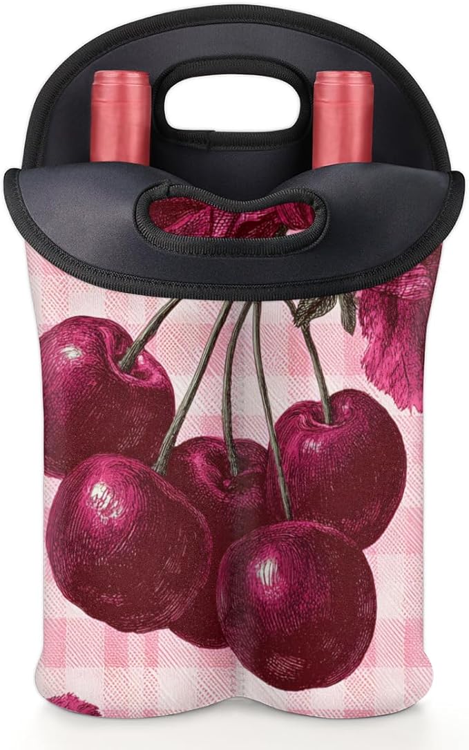 Neoprene Wine Tote, Bottle Carrier Gag Insulating Neoprene Thicker, Insulated - Image 5