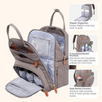 BabbleRoo Diaper Bag Backpack - Image 4