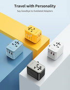 MOMAX Universal Travel Adapter, 20W+18W International Plug Adapter - Image 5