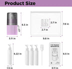 4 in 1 Travel Toiletry Containers, TSA Approved Refillable Travel Size - Image 5