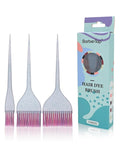 3 Pack Hair Color Brush Set - Professional Hair Dye Brush for Stylist, for Highlighting, Tint and Coloring Sections - Women Men Salon Use Home DIY Dyeing