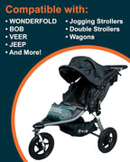 Extra Large, Heavy Duty Stroller and Car Seat Gate Check Bag, Compatible with: - Image 4
