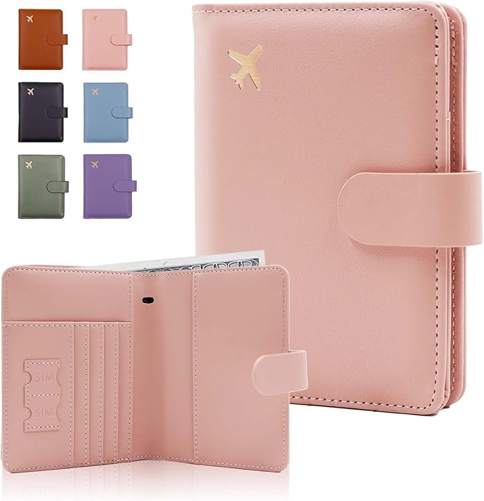 Melsbrinna Premium Leather Passport Holder Covers Case, Waterproof Rfid by Melsbrinna