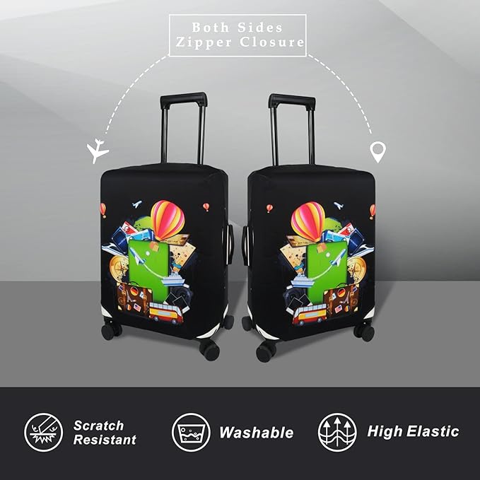 Explore Land Luggage Cover Suitcase Protector Fits 18-22 Inch Case - Image 2