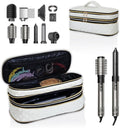 Hair Dryer Travel Carrying Case, Curling Iron Storage Bag, Slim Expandable Handheld Dual-Layer Travel Storage Bag for Dryer/Hair Tool Organizer/Style Organizer