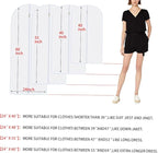 Garment Bags for Hanging Clothes Suit Bags for Closet Storage, Plastic - Image 2