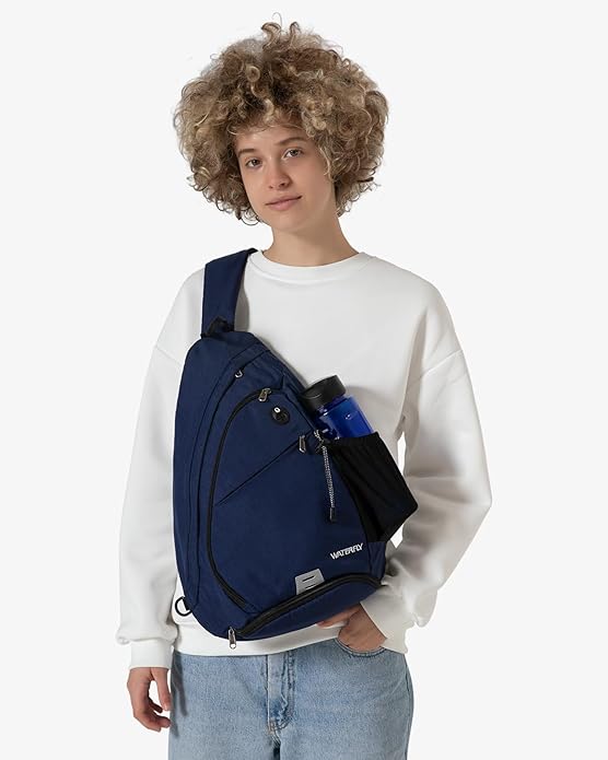 WATERFLY Large Crossbody Sling Bag: Over Shoulder Backpack Daypack Casual Cross - Image 7