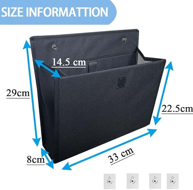 Over the Door Shoe Organizer, Oxford 600D Fabric Shoe Storage Rack - Image 2