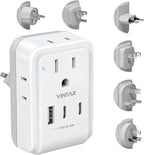 VINTAR Universal Travel Adapter Kit, International Power Adapter by VINTAR