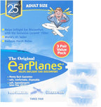 New Super Soft Adult EarPlanes® Ear Plugs Airplane Travel Ear Protection 3 Pair - Image 2