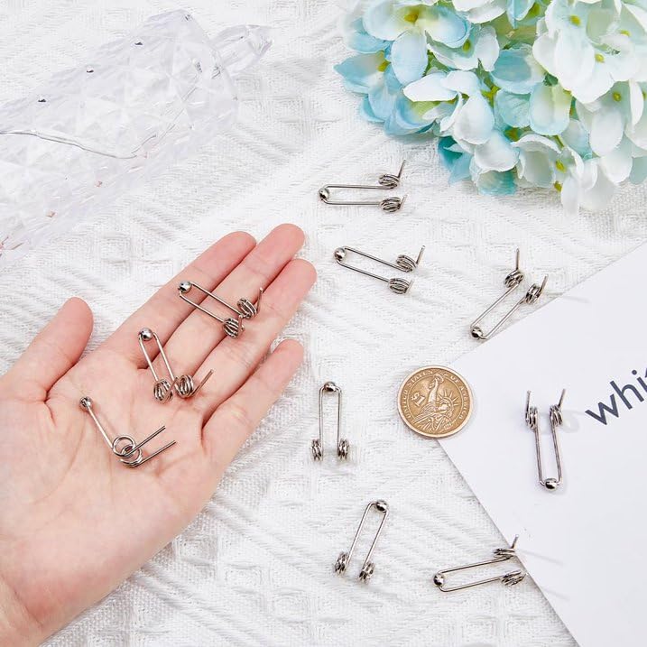 10Pcs Wire Diameter 1.2mm Curling Iron Replacement Double Return Torsion Spring Hair Curling Rod Accessories Styling Tools Appliances