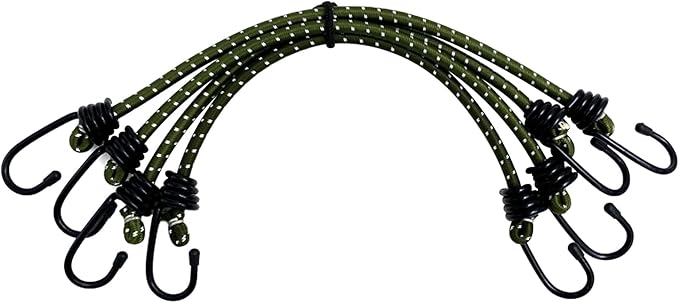 Bungee Cord Luggage Cord Resilience 18 Inch 4 Pieces by Unknown