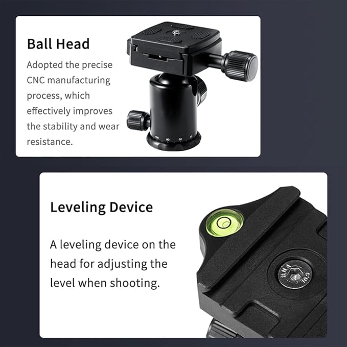 Portable Mini Tripod, 18.9" / 48cm Desk Tabletop Stand - Image 6