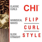 CHI The Sparkler Lava Ceramic Flat Iron, Special Edition, Hair Straightener for an Even & Smooth Finish, 11 Foot Cord for Convenience, 1" Iron, Silver