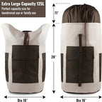 Laundry Bag Backpack, 125L Extra Large Travel Laundry Bags - Image 2