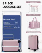 ECOHUB Hardside Expandable Carry On Luggage, Lightweight Small Hardshell Travel - Image 7