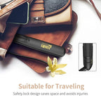 3 in 1 Heated Hair Styling Tool: Straightener, Crimper, and Hot Brush - Smooth Anti-Frizz Finish | Electric Brush for Straightening and Styling (M)