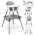 HONEY JOY 5-in-1 High Chair, Convertible Highchair by HONEYJOY