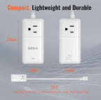 NENJI 75W GaN USB-C Super Fast Charging Station, 8-in-1 Power Strip - Image 5