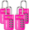 SURE LOCK TSA-Approved 4-Digit Resettable Combination Lock by LOCKDEPOT