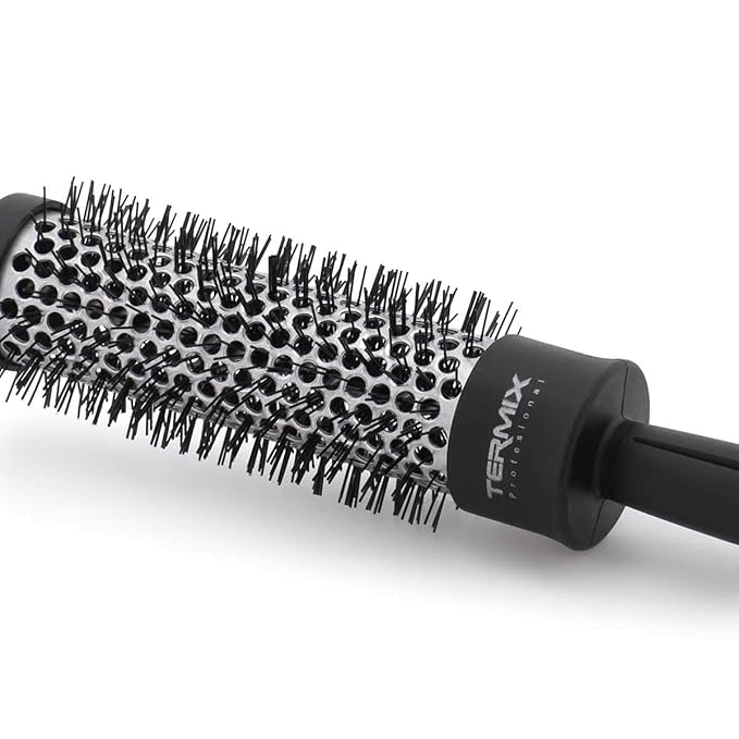 Termix Profesional Hairbrush Ø 23 mm- Aluminum Thermal Hairbrush with Nylon bristles, Ideal for All Types of Hairstyles, 2525157