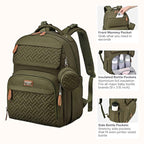 BabbleRoo Diaper Bag Backpack, Travel Backpack - Image 5