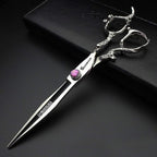 SHARONDS Hair Cutting Scissors Hairdressing Scissors Thinning Scissor Professional Barber Salon Home Shear For Men Women (7 inch flat)