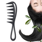 1Pc Black Large Tooth Detangle Comb Shampoo Wide Teeth Comb Hair Salon Shampoo Unbreakable,Hair Combs,Beauty and Personal Care Styling Tools and Appliances