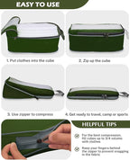 Gonex 8 Set Compression Packing Cubes - Image 4